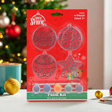 Kit de Actividad Navideña para Niños, Esferas