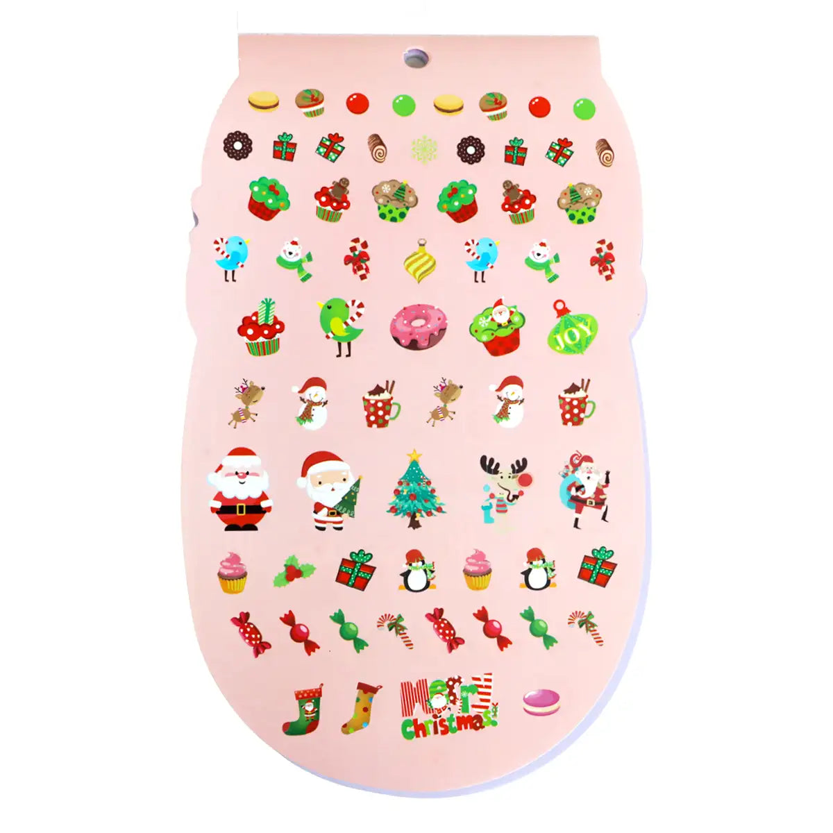 Libro de Stickers Navideños, Santa Claus