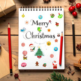 Libro de Stickers Navideños, Santa Claus