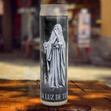 Veladora, Santa Muerte Blanca, 20 cm