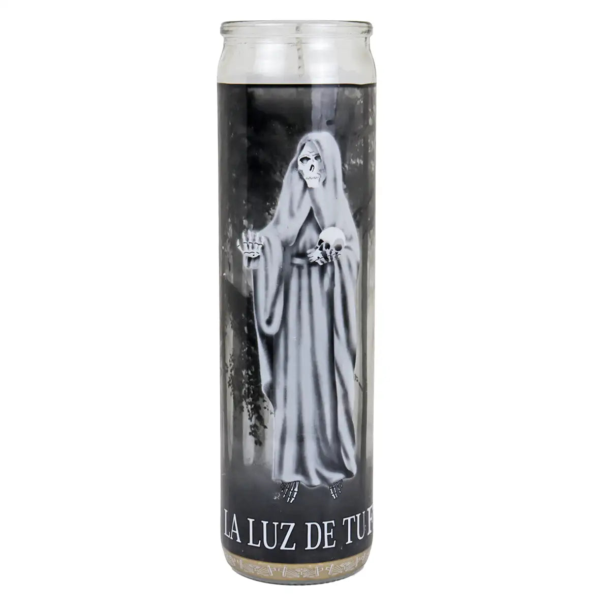 Veladora, Santa Muerte Blanca, 20 cm