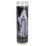 Veladora, Santa Muerte Blanca, 20 cm