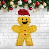 26 09XM25 TINSEL GINGERBREAD