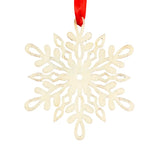 Ornamento de Copos de Nieve en MDF, 12 pzas