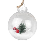 Esfera Transparente con Escenografía, Nieve