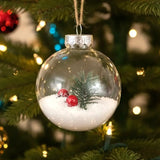 Esfera Transparente con Escenografía, Nieve
