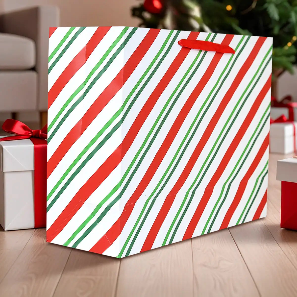 Kit de Bolsas de Regalo Navideñas, 3 pzas