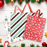 Kit de Bolsas de Regalo Navideñas, HOHOHO, 3 pzas