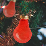 Esferas Navideñas, 2 pzas, Color Rojo