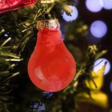 Esferas Navideñas, 2 pzas, Color Rojo