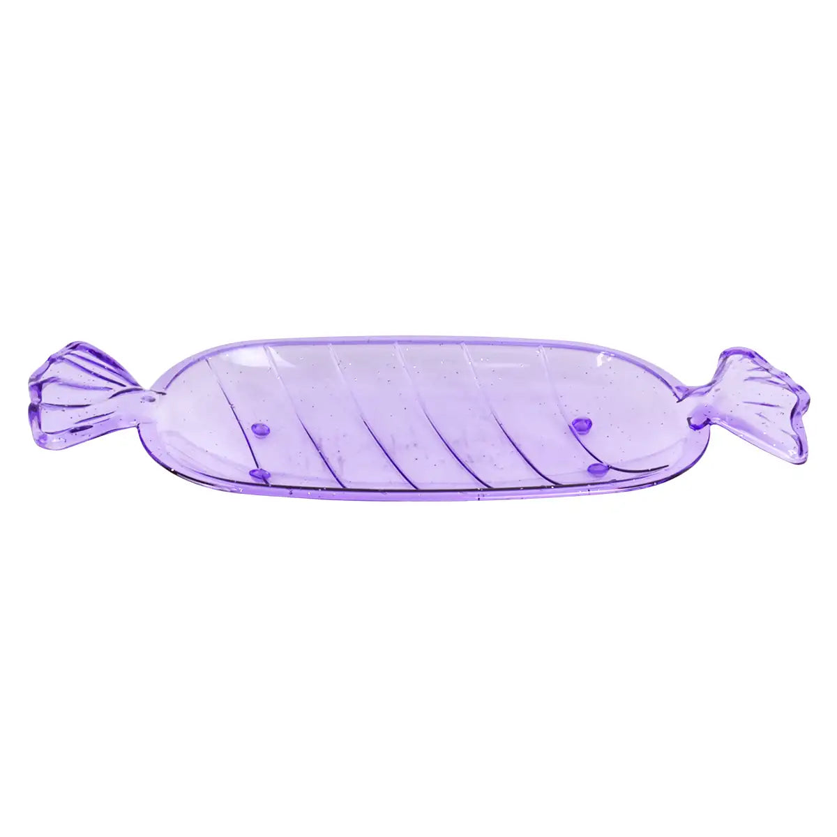 Charola Navideña, Diseño Dulce, Color Lila