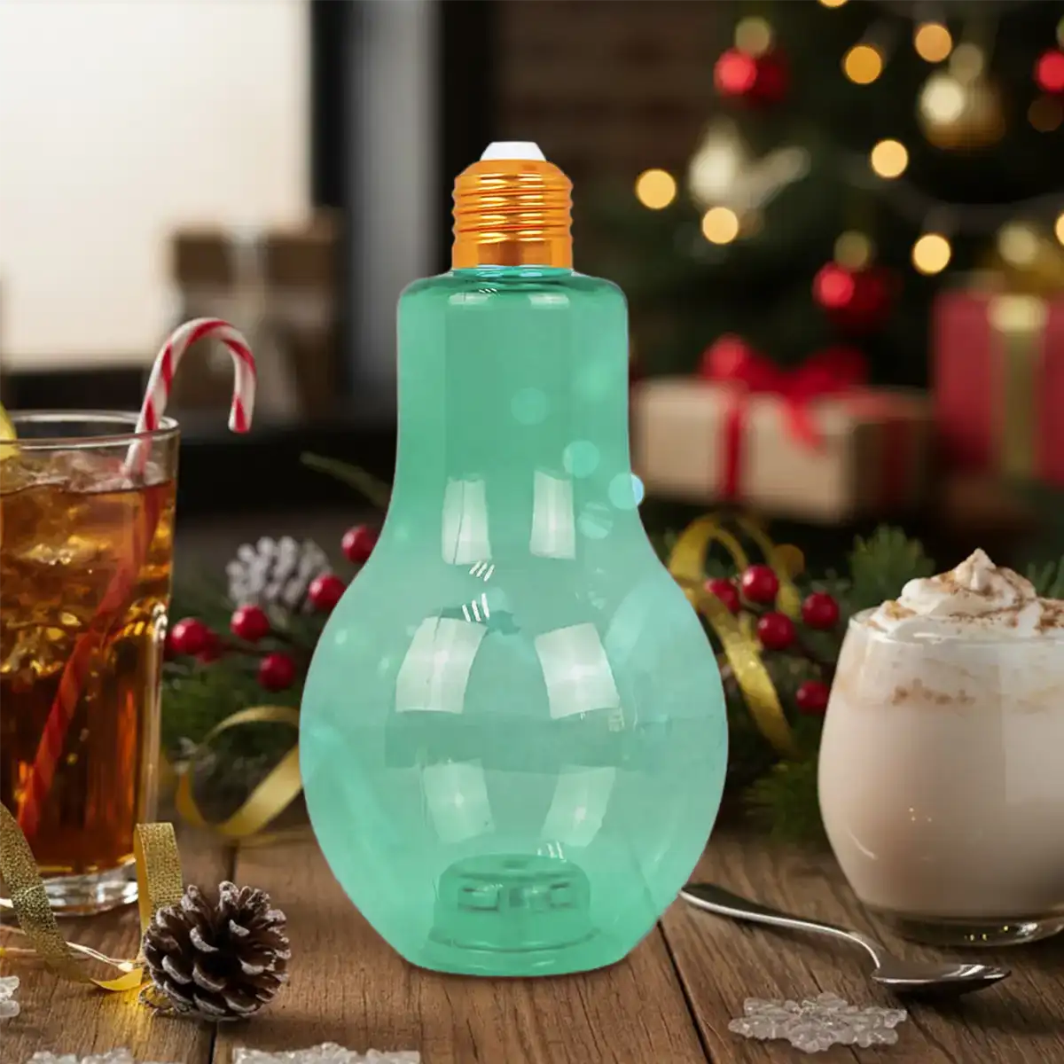 Foco, Vaso de Plástico con Luz