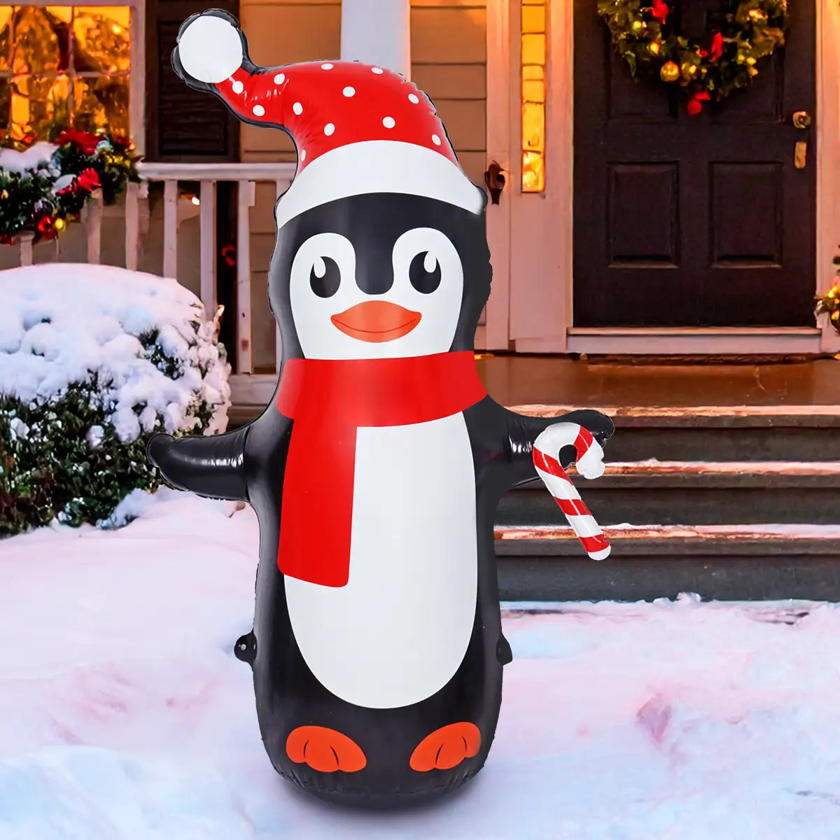Pingüino, Inflable Navideño
