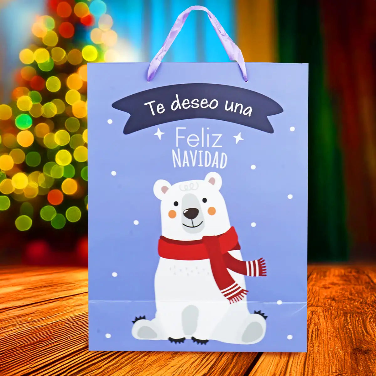 Bolsa de Regalo Navideña, Oso Polar