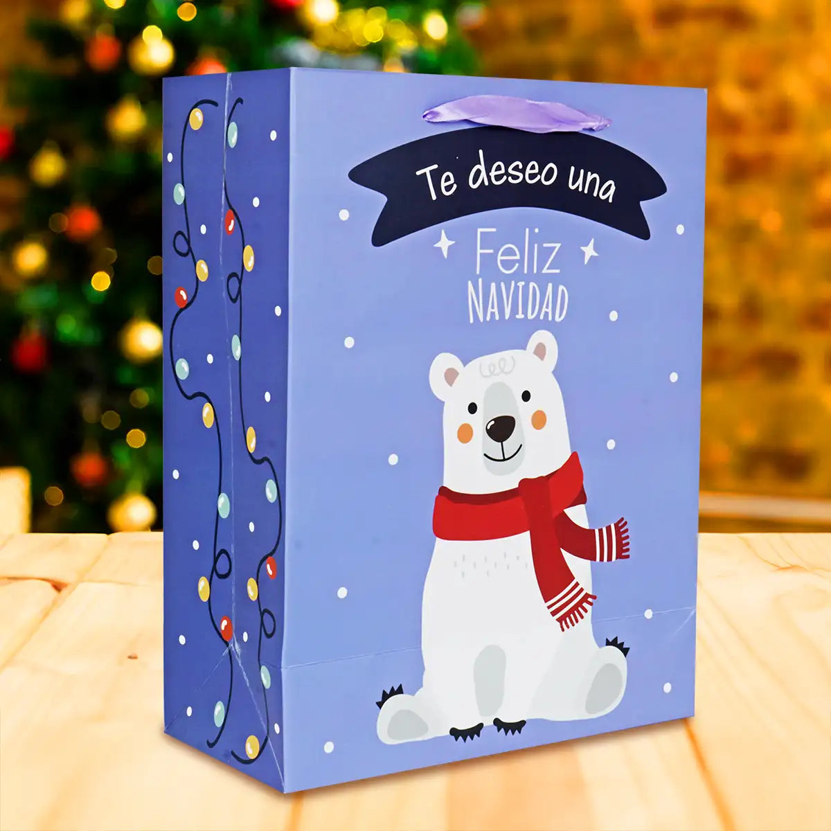 Bolsa de Regalo Navideña, Oso Polar