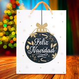 Bolsa de Regalo Navideña, Feliz Navidad