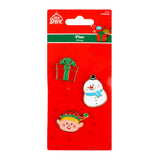 Pin Navideño, 3 pzas