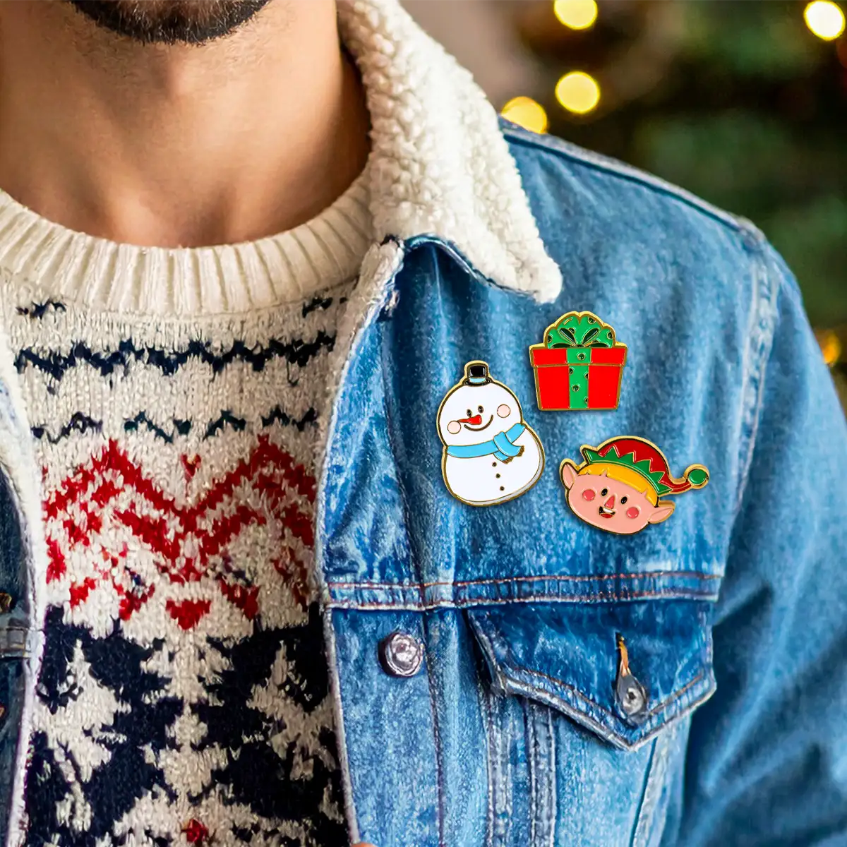 Pin Navideño, 3 pzas