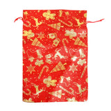 Bolsa de Tela Navideña, Color Rojo