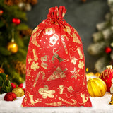 Bolsa de Tela Navideña, Color Rojo