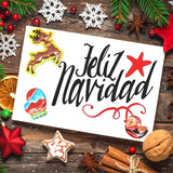 Santa, Sticker 3D