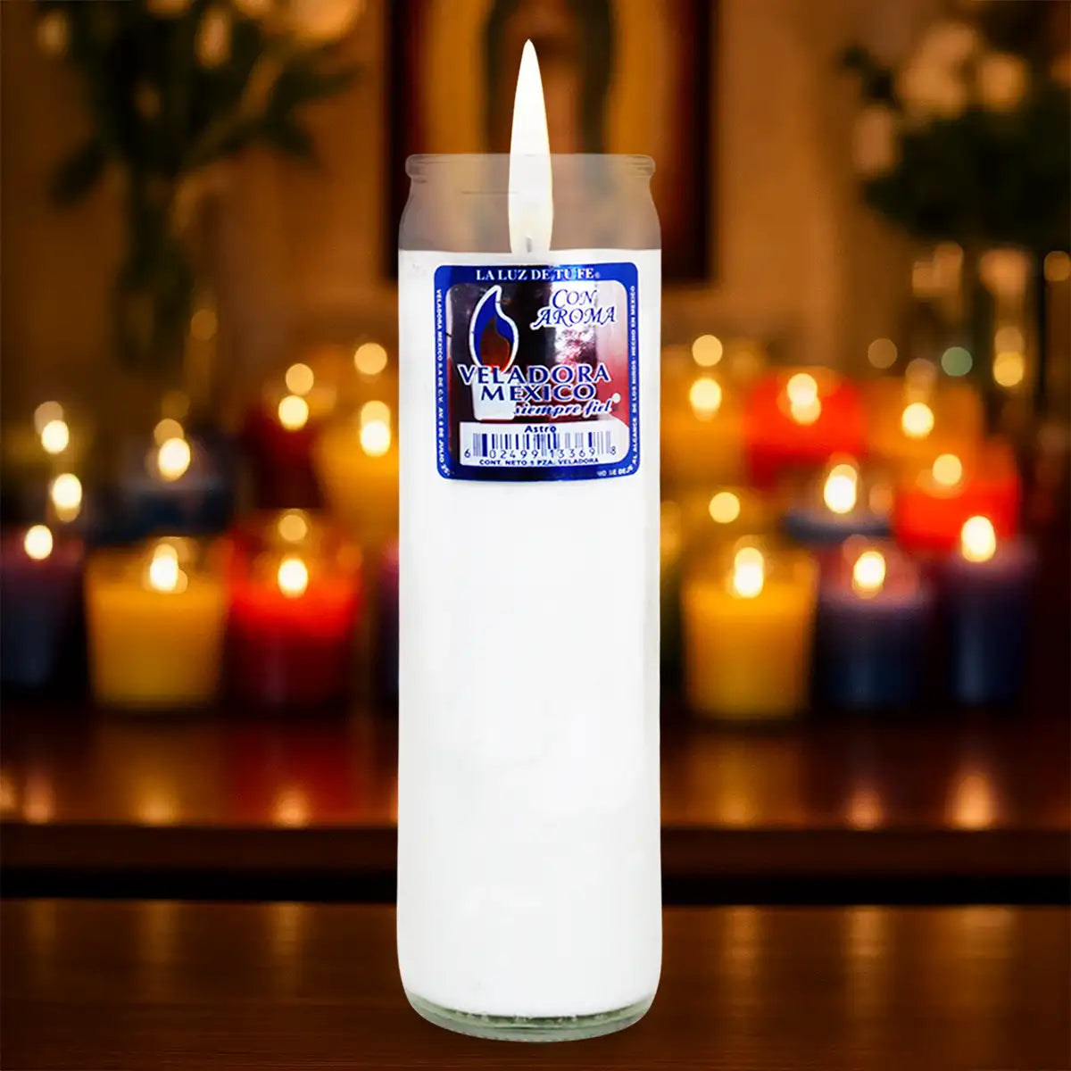 Veladora con Aroma, 20 cm