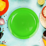 Plato de Plástico, Color Verde