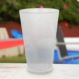 Vaso de Plástico, Transparente Mate, Inkanto, 473 ml