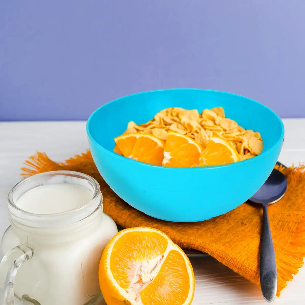 Plato para Cereal, Color Azul