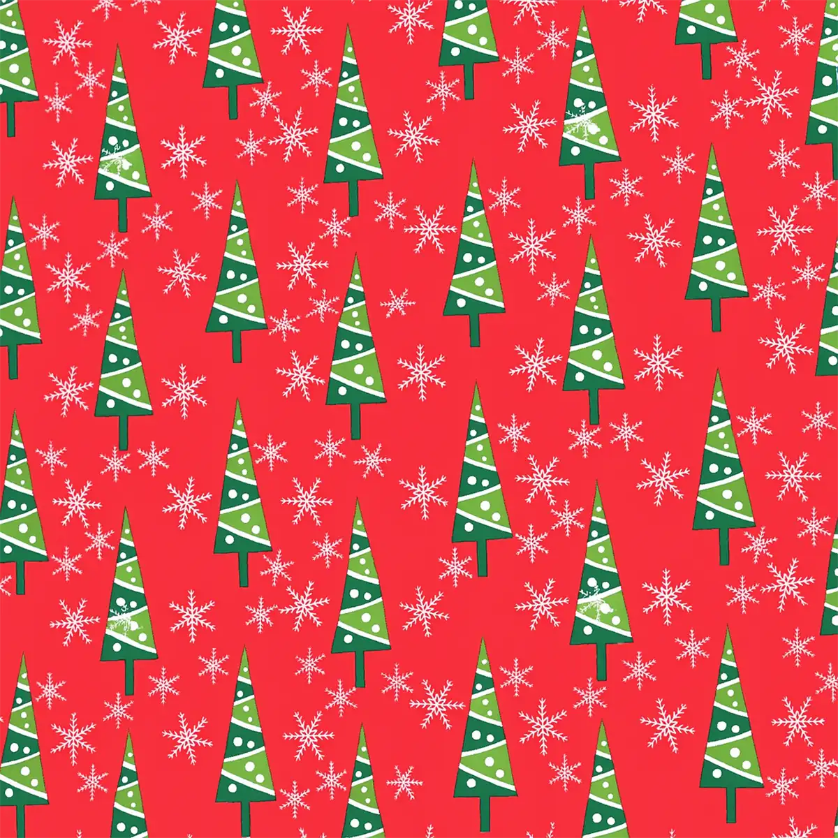 Papel para Envolver, Navideño, Color Rojo