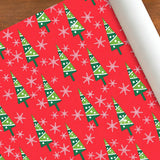 Papel para Envolver, Navideño, Color Rojo