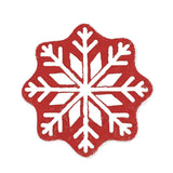 Tapete Navideño, Forma Copo de Nieve