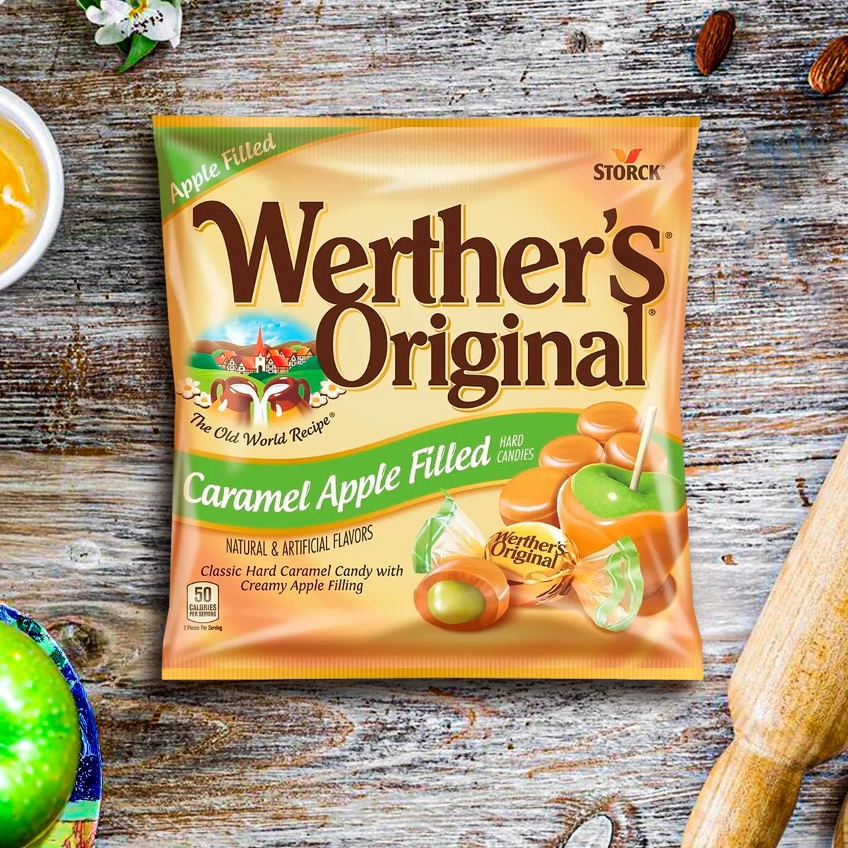 Caramelos Werther's Original, Manzana, 67 g