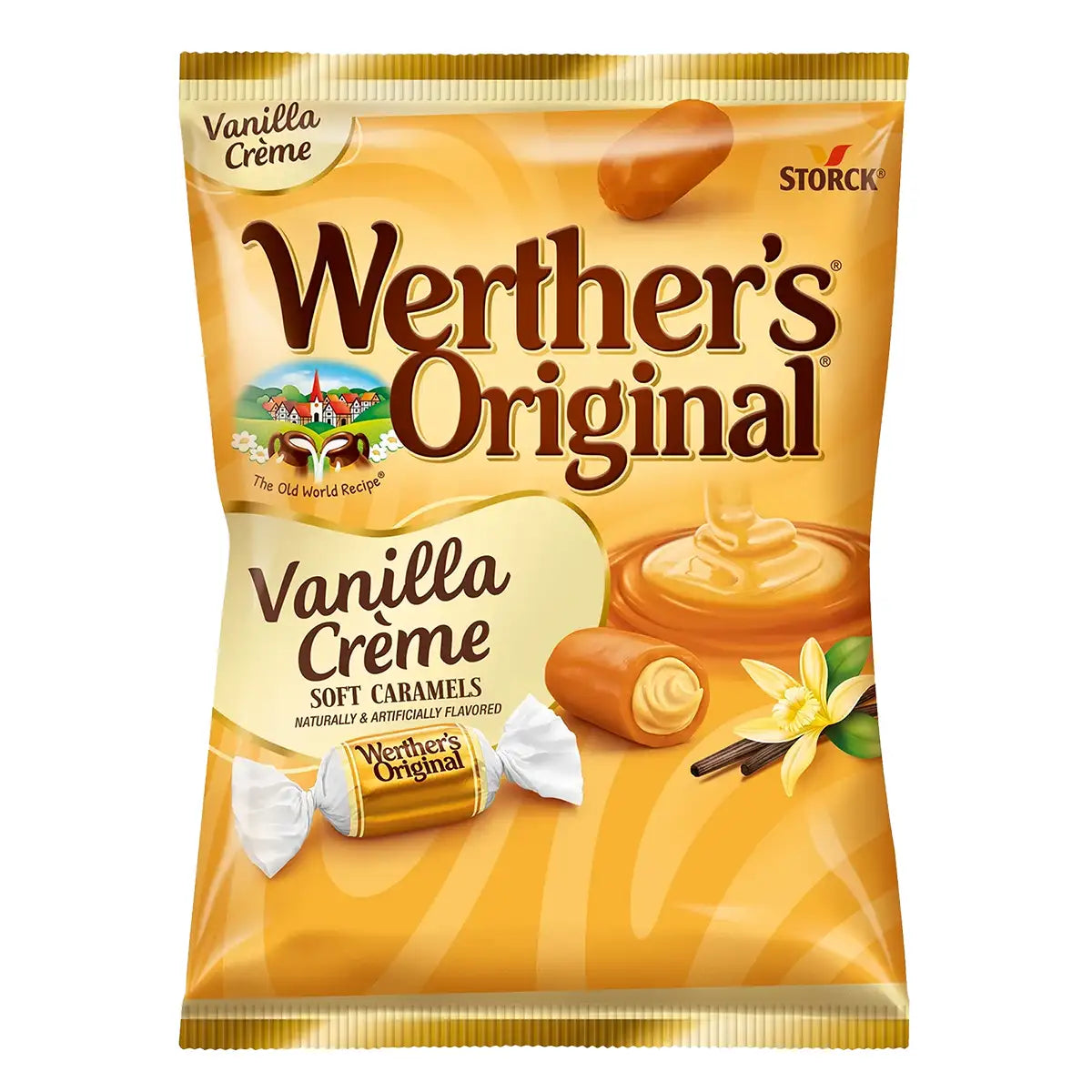 Caramelos Werther's Original, Crema de Vainilla, 58 g