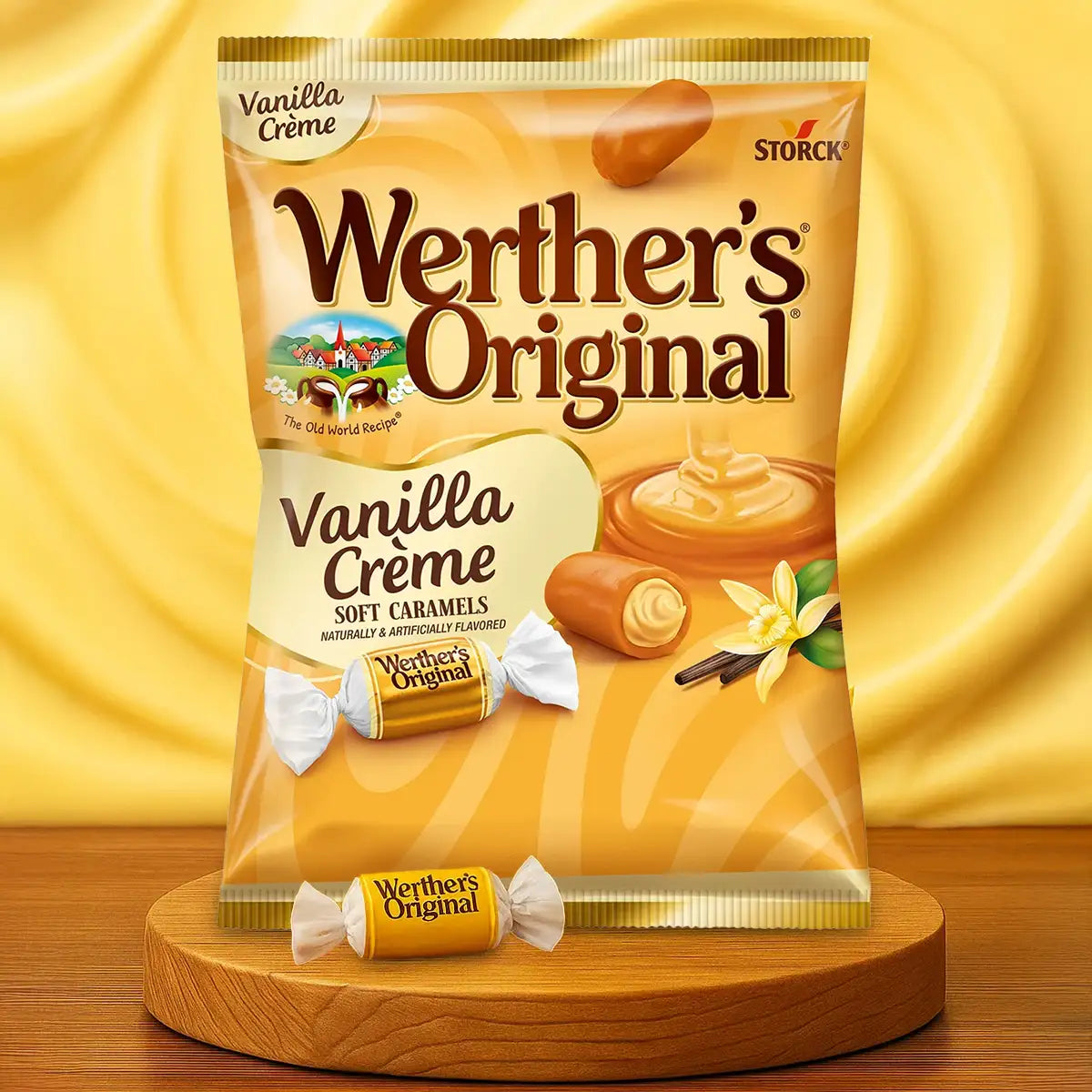 Caramelos Werther's Original, Crema de Vainilla, 58 g