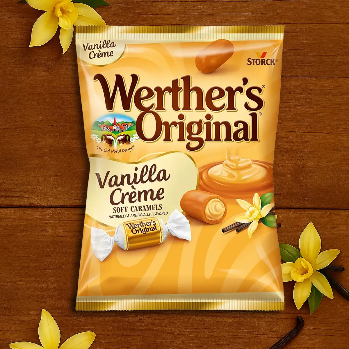 Caramelos Werther's Original, Crema de Vainilla, 58 g