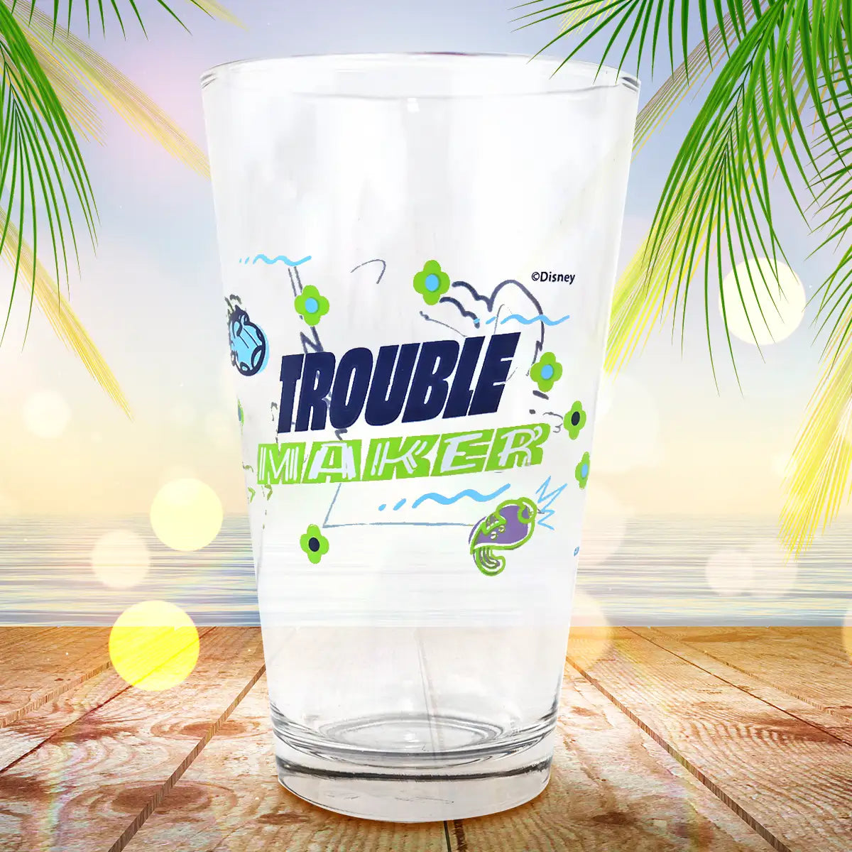 Stitch, Wild, Vaso Cristal, 414 ml