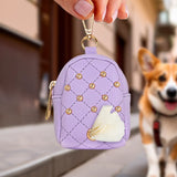Despachador de Bolsas para Desechos de Perros, Color Lila