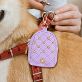 Despachador de Bolsas para Desechos de Perros, Color Lila
