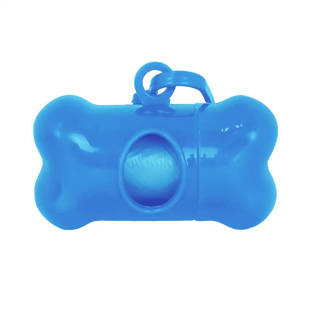 Dispensador con Bolsa para Desechos de Perro, Color Azul