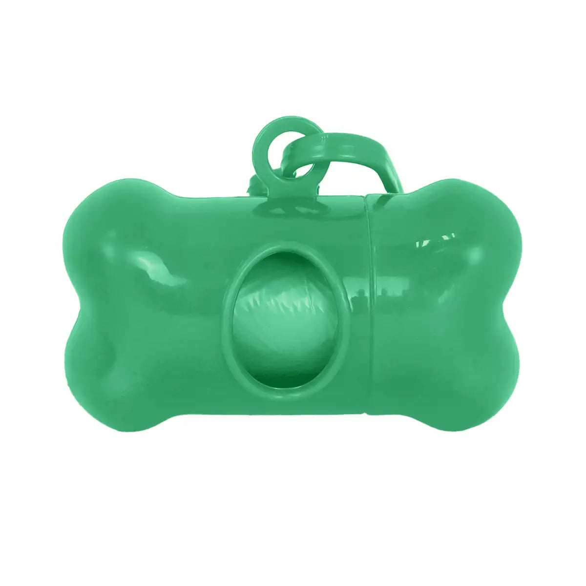 Dispensador con Bolsa para Desechos de Perro, Color Verde