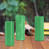 Bolsas para Desechos de Perros, 5 Rollos, Color Verde