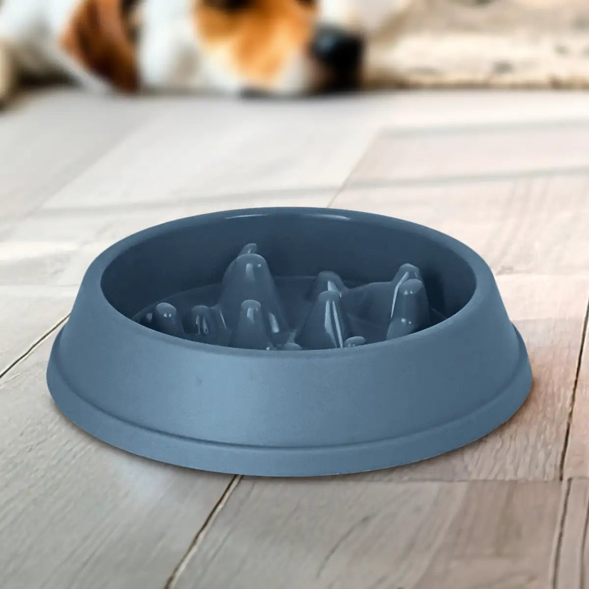 Plato Antiansiedad para Mascotas, Color Azul