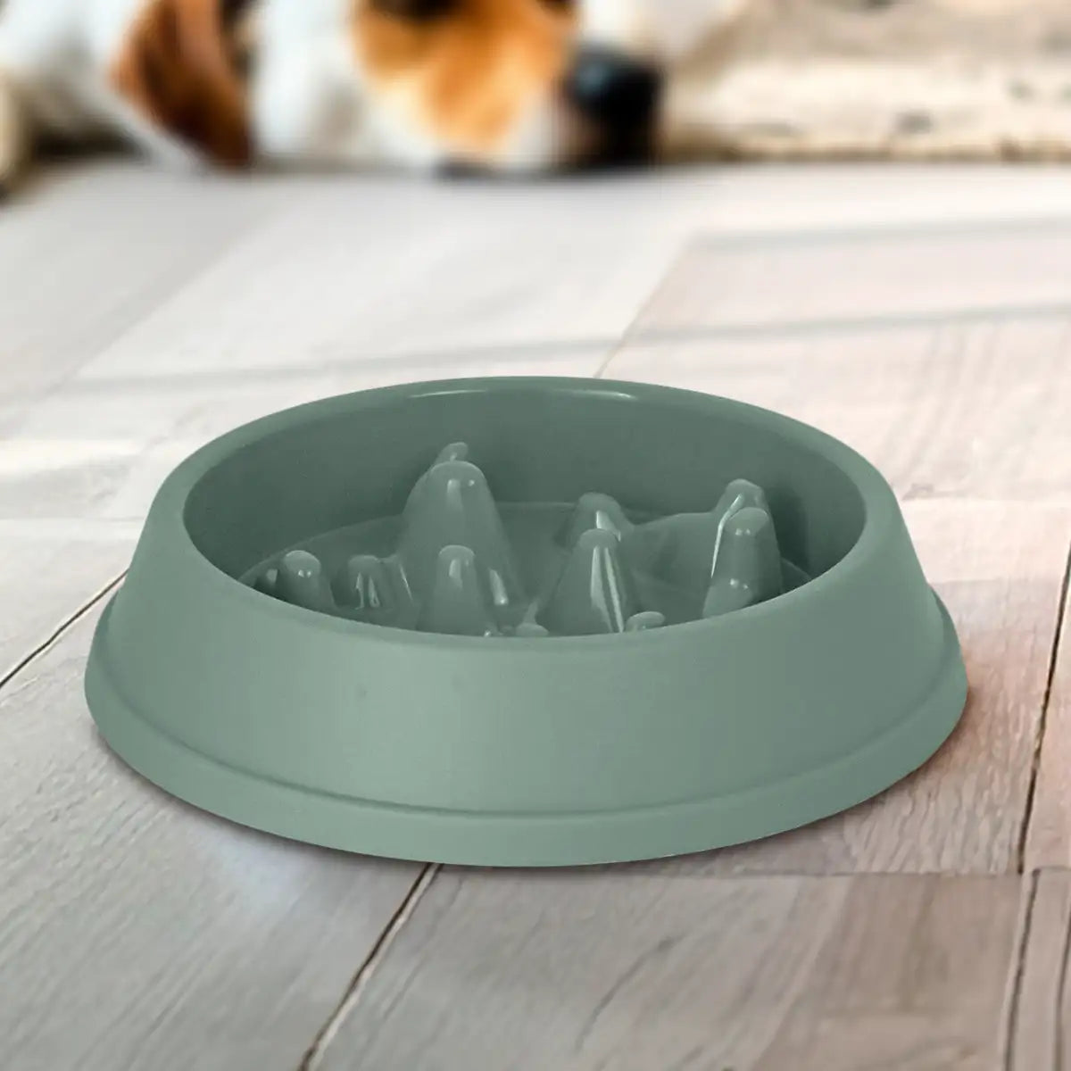 Plato Antiansiedad para Mascotas, Color Verde