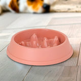 Plato Antiansiedad para Mascotas, Color Rosa