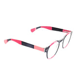 Lentes de Lectura con Estuche, Color Negro y Rosa, +1.00