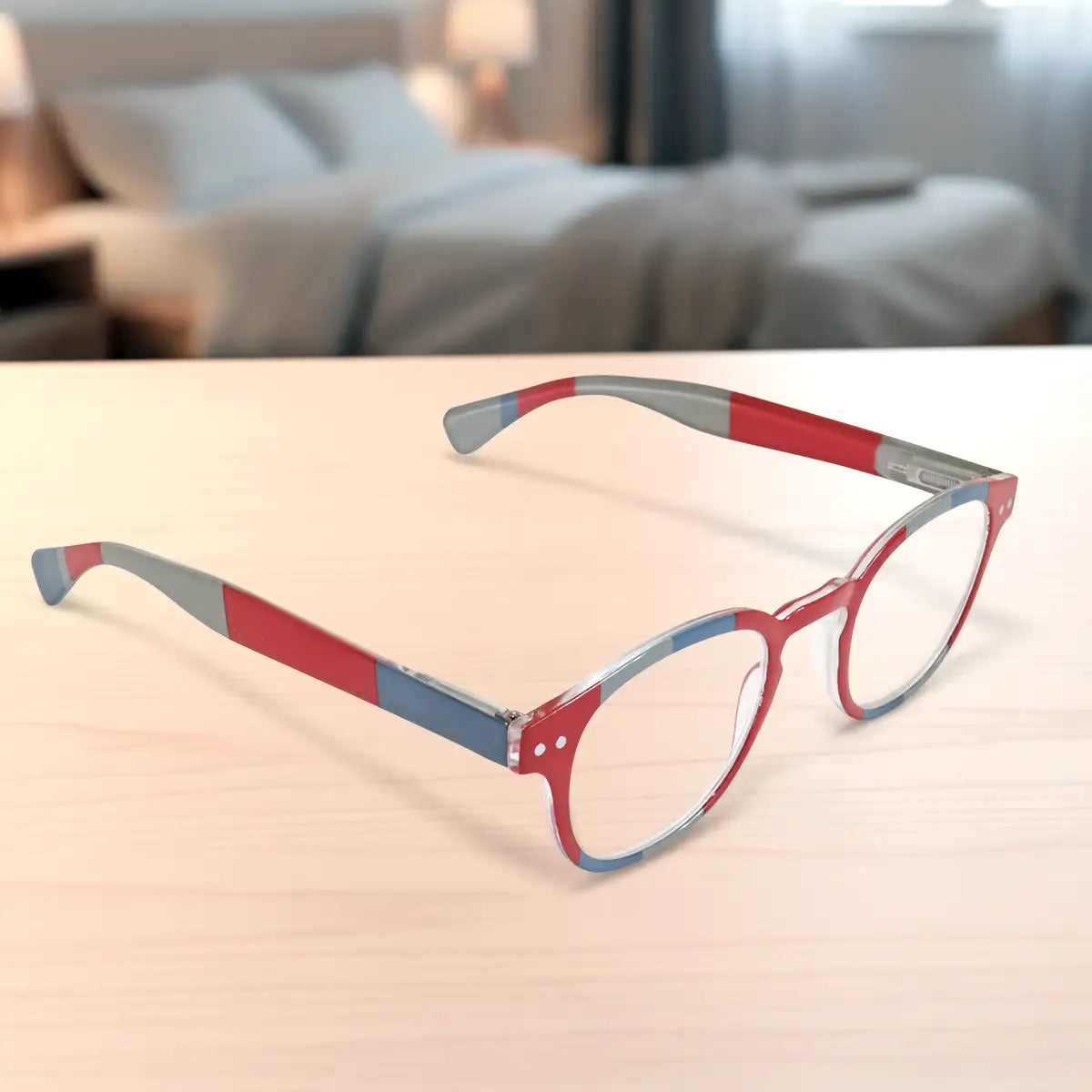 Lentes de Lectura con Estuche, Color Rosa, +2.00