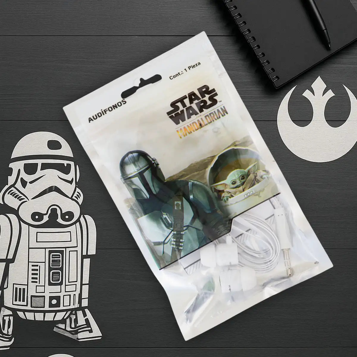 Mandalorian, Audífonos Alámbricos