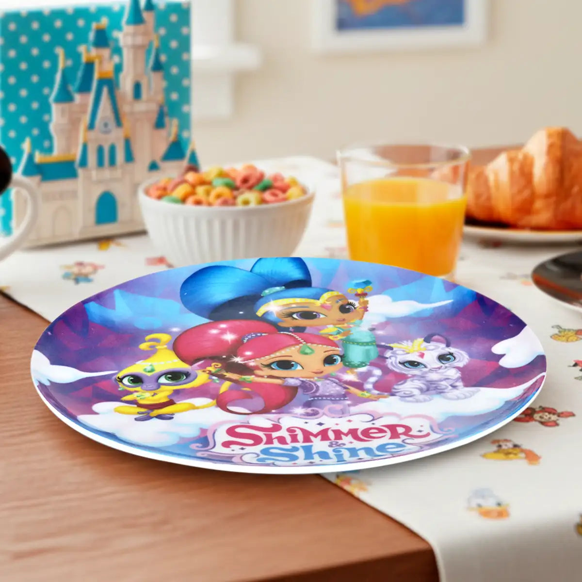 Shimmer & Shine, Plato de Plástico