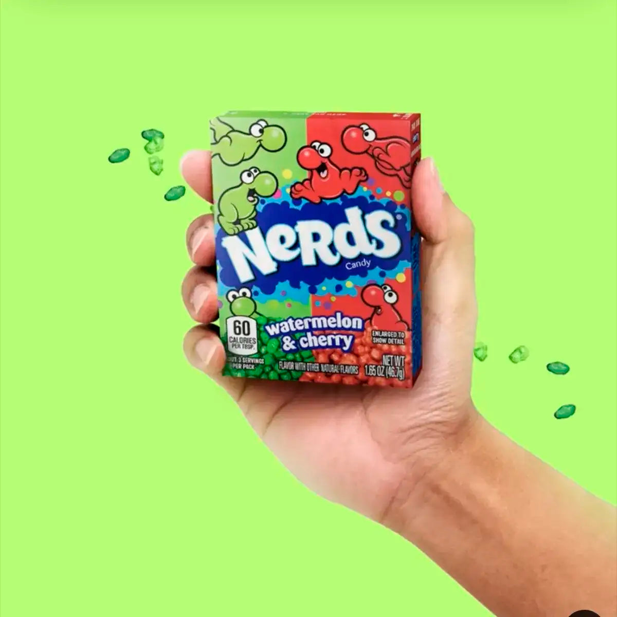 Dulces Sabor Sandía y Cereza, Nerds